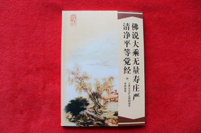 佛说大乘无量寿庄严清静平等觉经大字体注音版佛经经书免费结缘